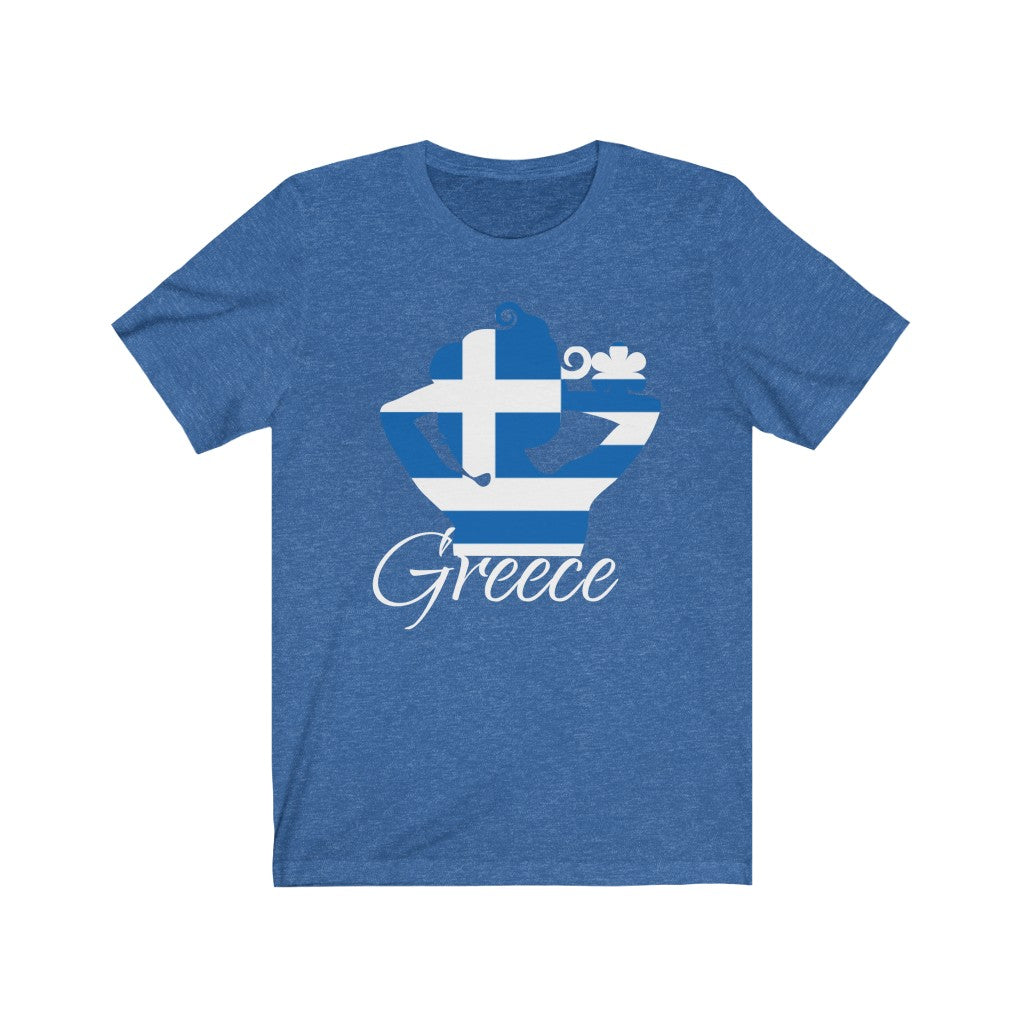 Greece Lady Flag Premium Tee 2 - Unisex