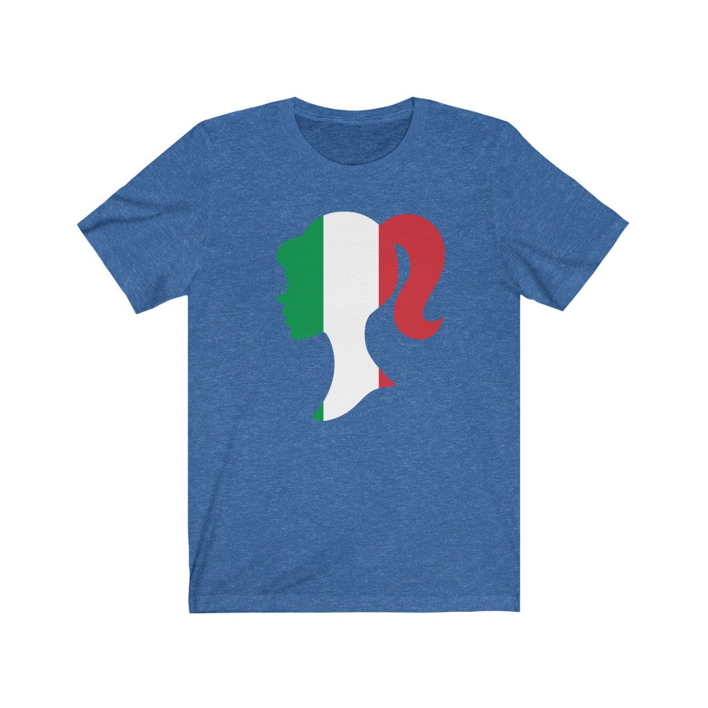 Italy Girl Flag Premium Tee - Unisex