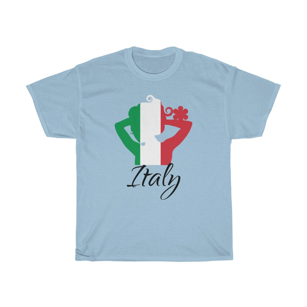 Italy Lady Flag Standard Tee 1 - Unisex