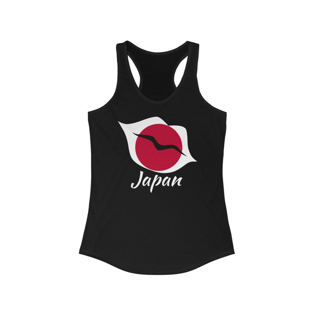 Japan Lips Flag Tank 2 - Women