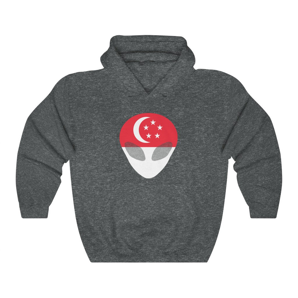 Singapore Alien Flag Hoodie Sweatshirt - Unisex