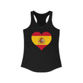Spain Heart Flag Tank - Women