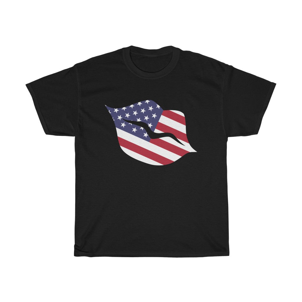 United States of America Lips Flag Standard Tee - Unisex