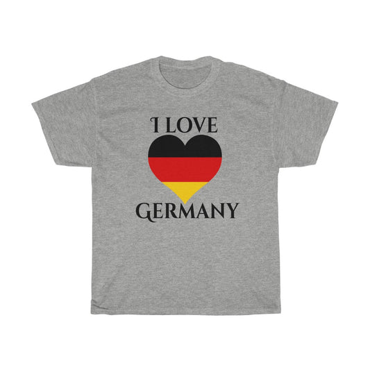 Germany Heart Flag Standard Tee 1 - Unisex