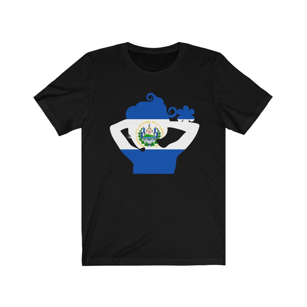 El Salvador Lady Flag Premium Tee - Unisex