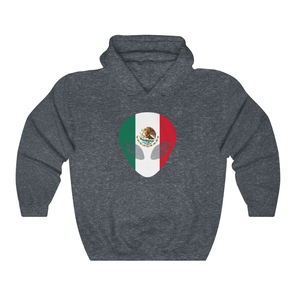 Mexico Alien Flag Hoodie Sweatshirt - Unisex