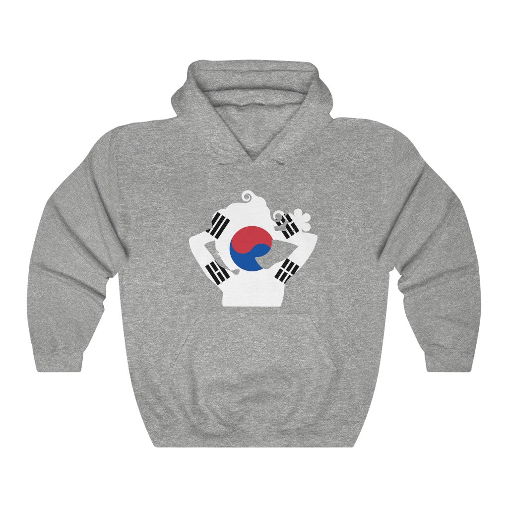 South Korea Lady Flag Hoodie Sweatshirt - Unisex