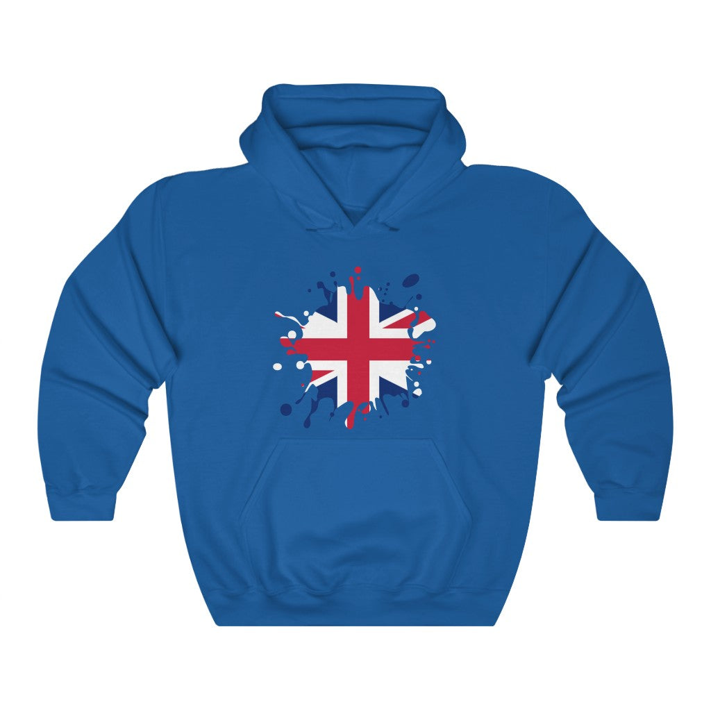 United Kingdom Splat Flag Hoodie Sweatshirt - Unisex