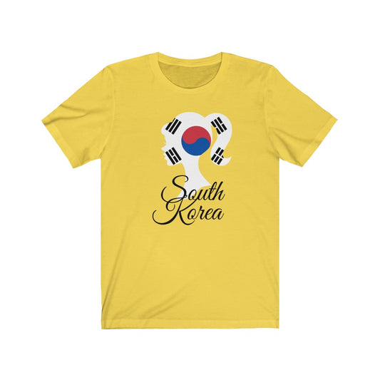 South Korea Girl Flag Premium Tee 1 - Unisex
