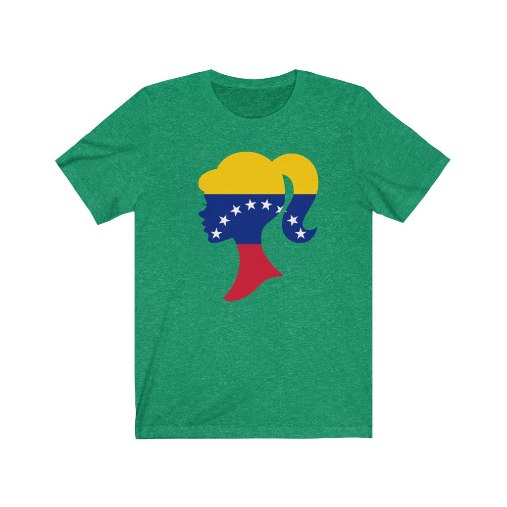 Venezuela Girl Flag Premium Tee - Unisex
