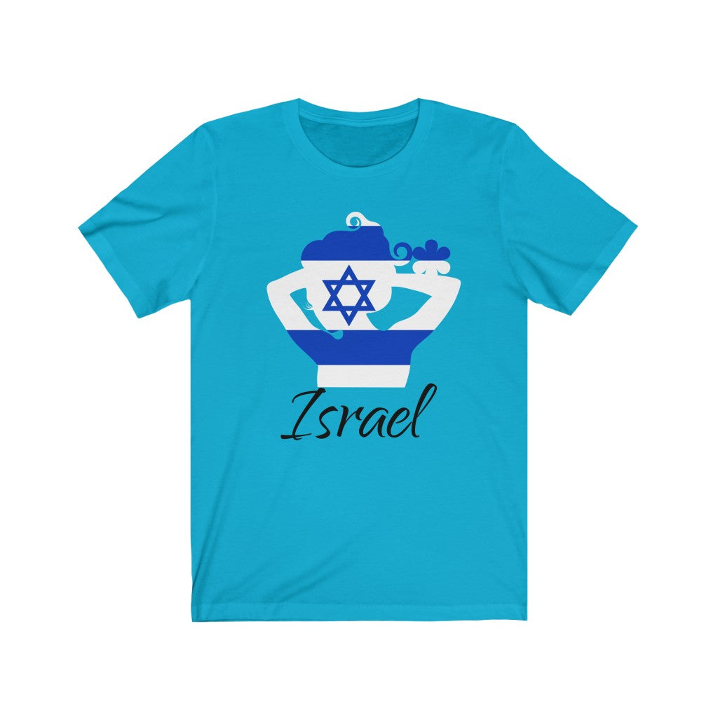 Israel Lady Flag Premium Tee 1 - Unisex