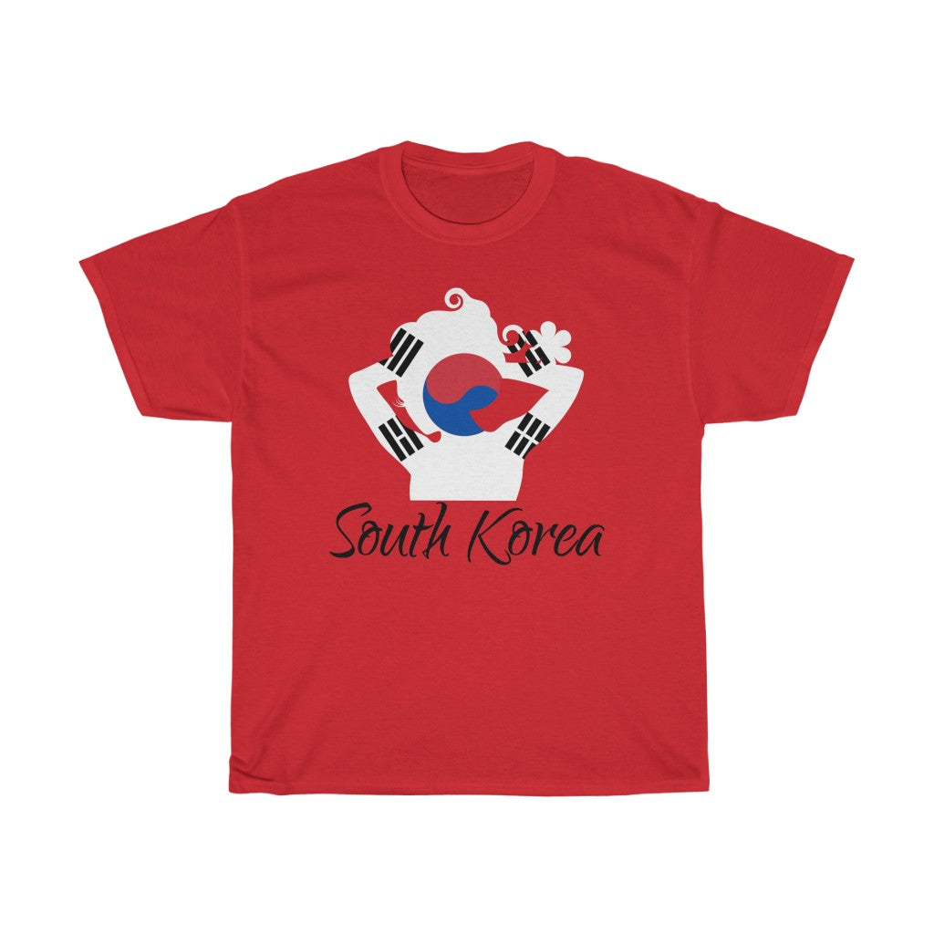South Korea Lady Flag Standard Tee 1 - Unisex