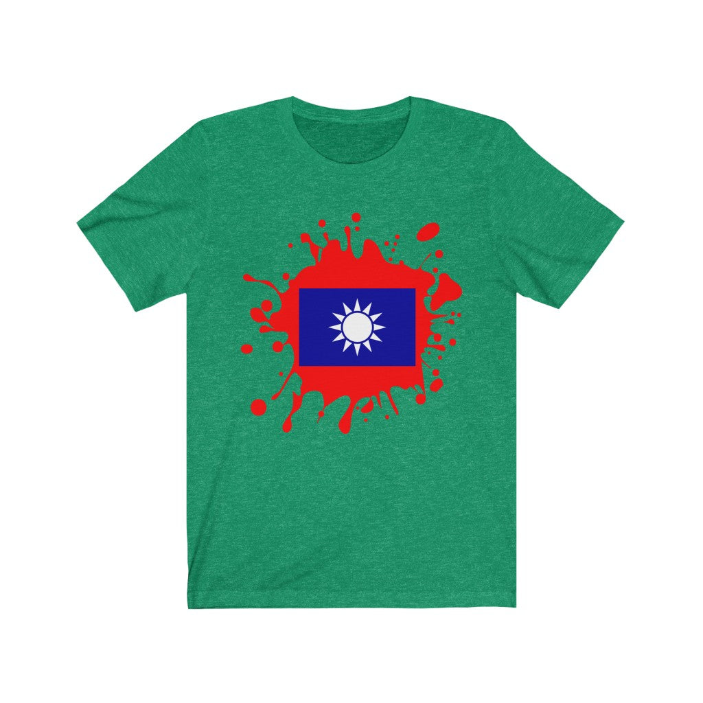 Republic of China (Taiwan) Splat Flag Premium Tee - Unisex