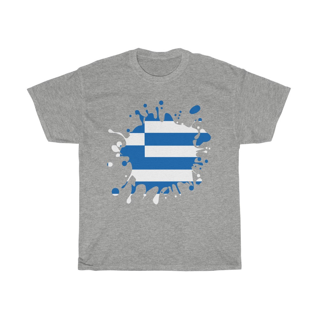 Greece Splat Flag Standard Tee - Unisex