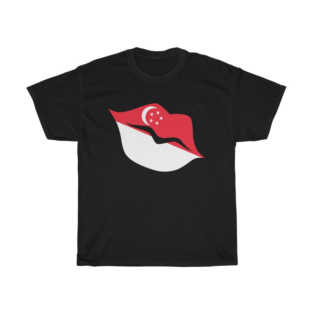 Singapore Lips Flag Standard Tee - Unisex