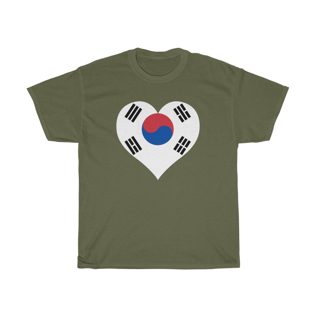 South Korea Heart Flag Standard Tee - Unisex