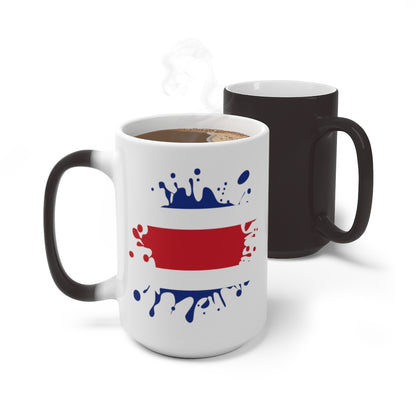 Costa Rica Splat Color Changing Mug
