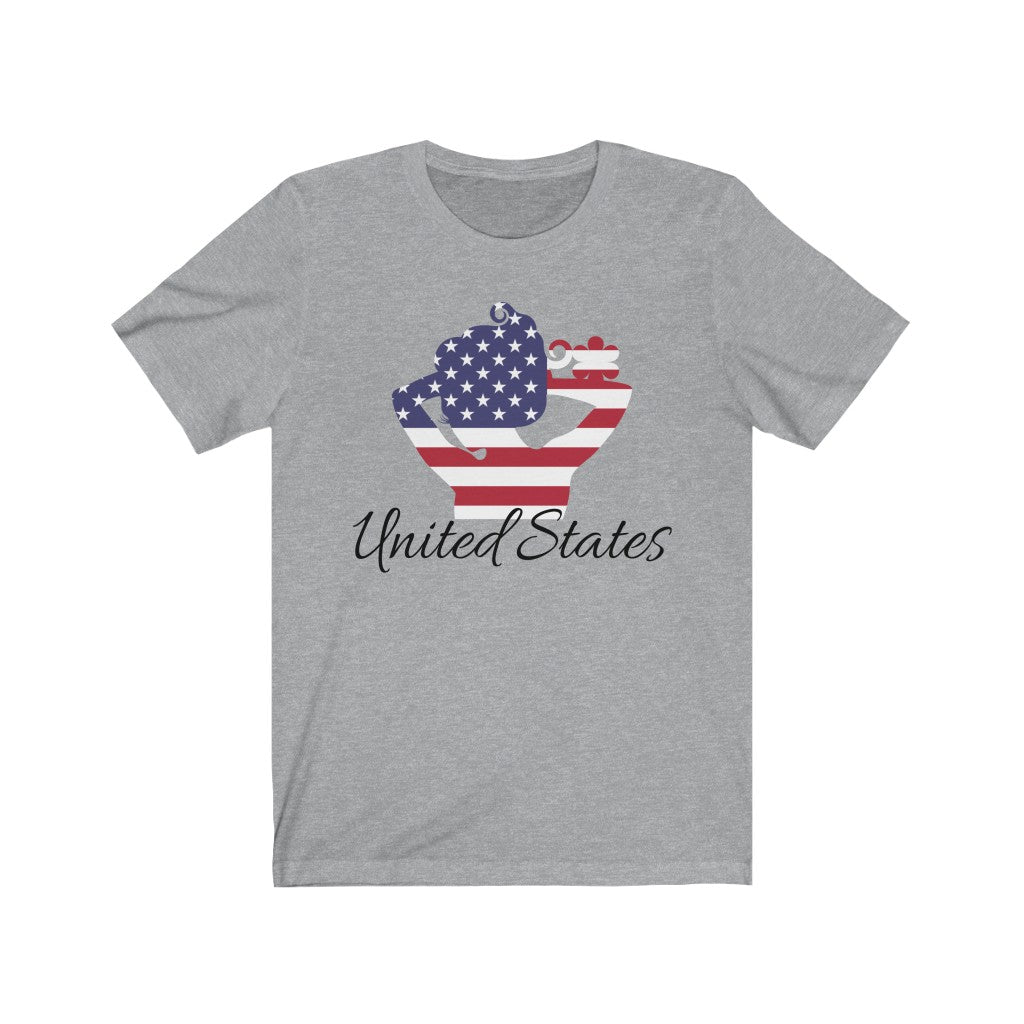 United States of America Lady Flag Premium Tee 1 - Unisex