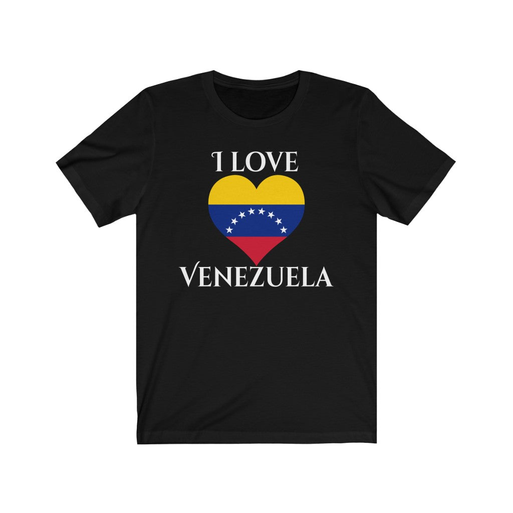 Venezuela Heart Flag Premium Tee 2 - Unisex