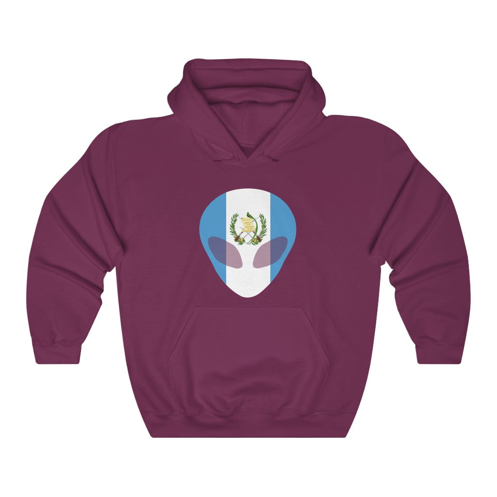 Guatemala Alien Flag Hoodie Sweatshirt - Unisex