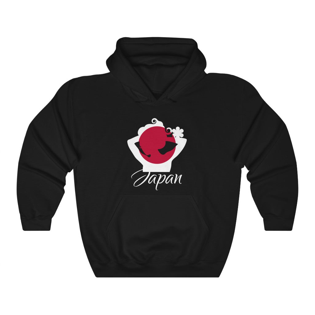 Japan Lady Flag Hoodie Sweatshirt 2 - Unisex