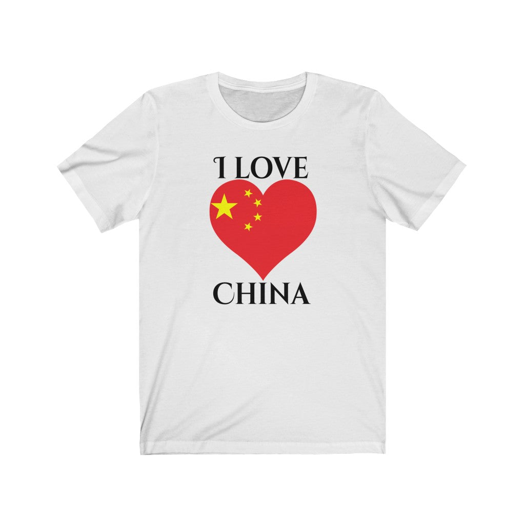 China Heart Flag Premium Tee 1 - Unisex