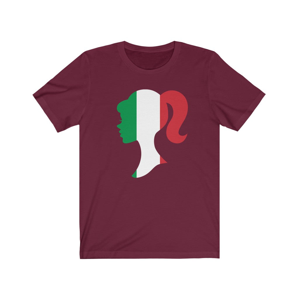 Italy Girl Flag Premium Tee - Unisex