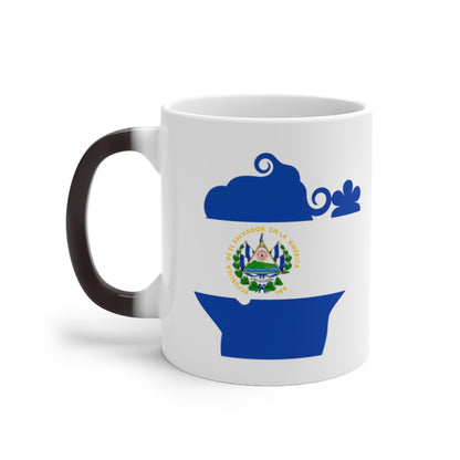 El Salvador Lady Color Changing Mug
