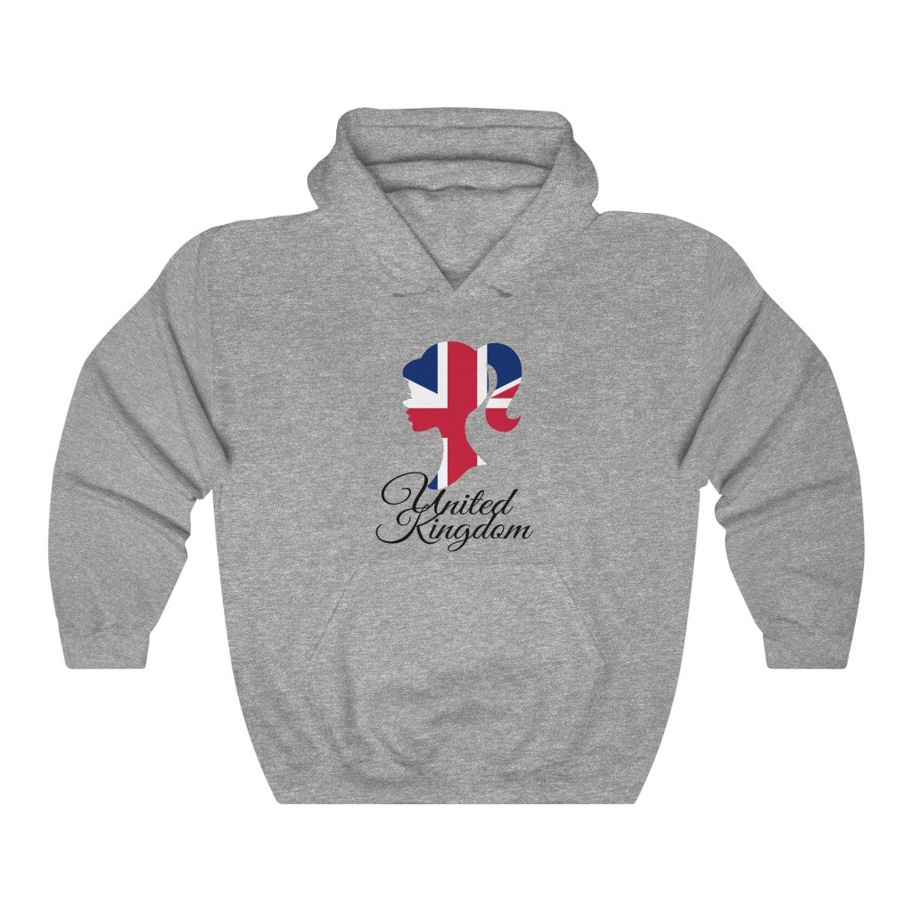 United Kingdom Girl Flag Hoodie Sweatshirt 1 - Unisex