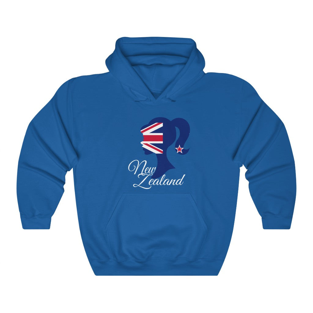 New Zealand Girl Flag Hoodie Sweatshirt 2 - Unisex