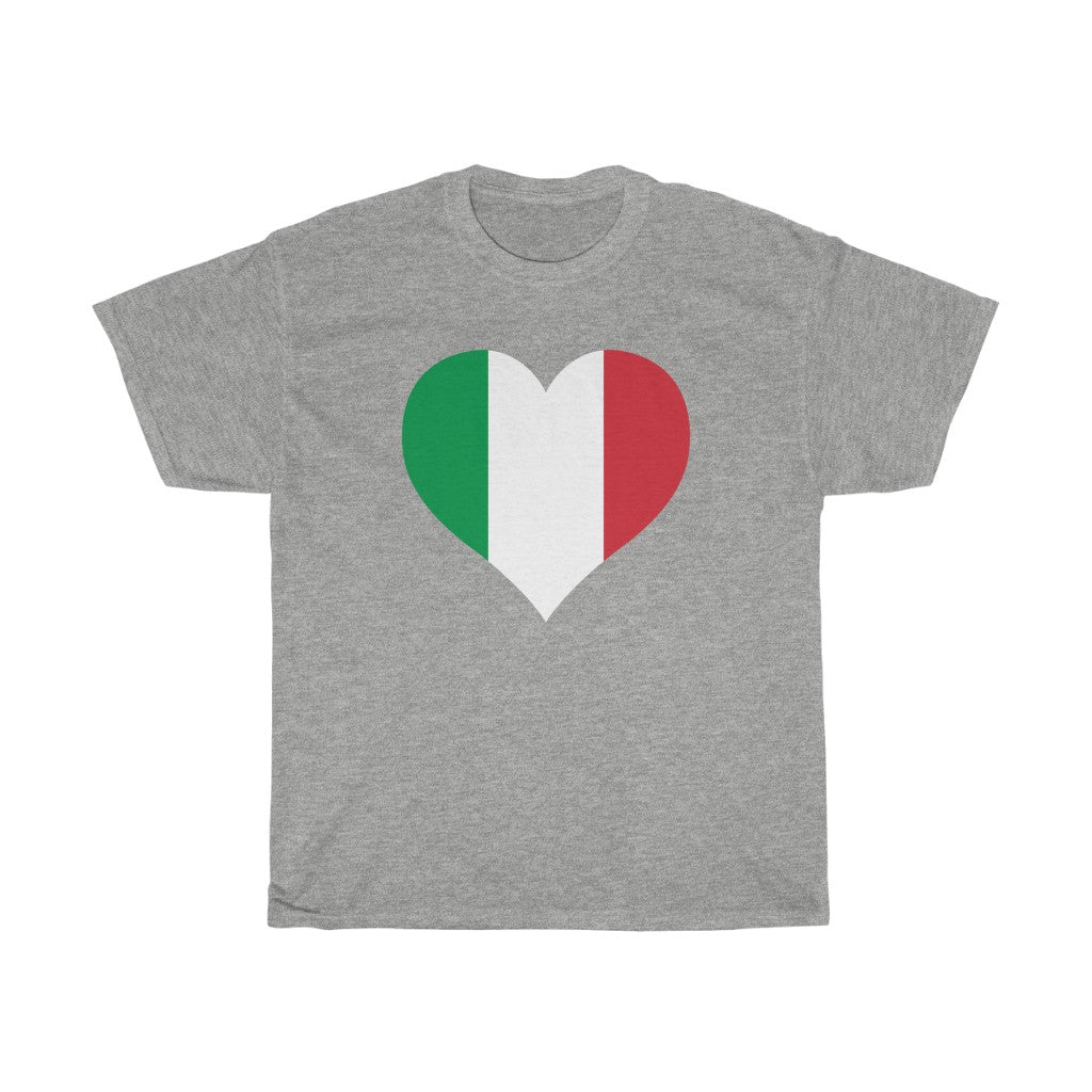 Italy Heart Flag Standard Tee - Unisex