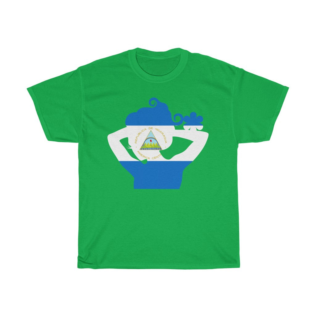 Nicaragua Lady Flag Standard Tee - Unisex