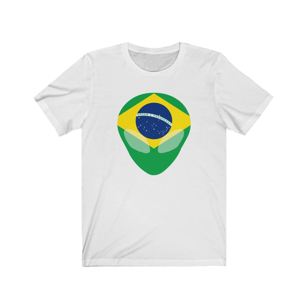 Brazil Alien Flag Premium Tee - Unisex