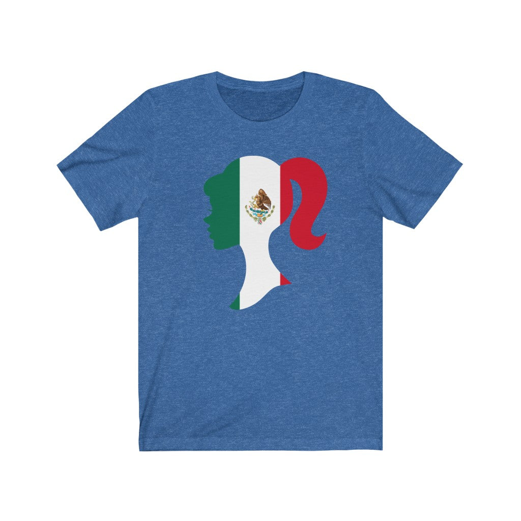 Mexico Girl Flag Premium Tee - Unisex