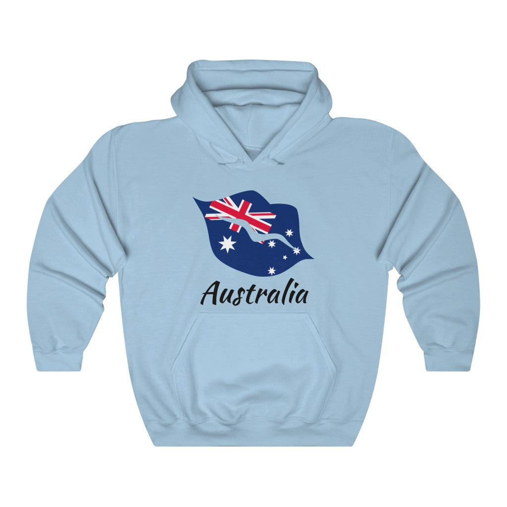 Australia Lips Flag Hoodie Sweatshirt 1 - Unisex
