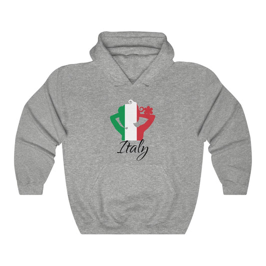 Italy Lady Flag Hoodie Sweatshirt 1 - Unisex