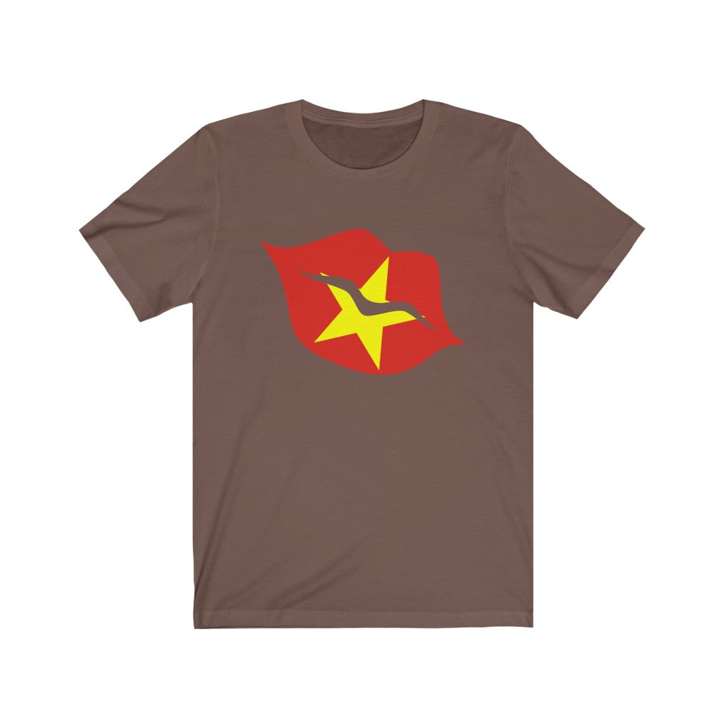 Vietnam Lips Flag Premium Tee - Unisex