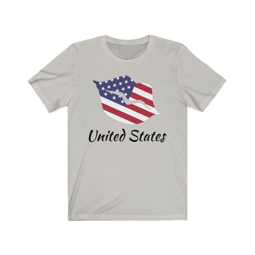United States of America Lips Flag Premium Tee 1 - Unisex