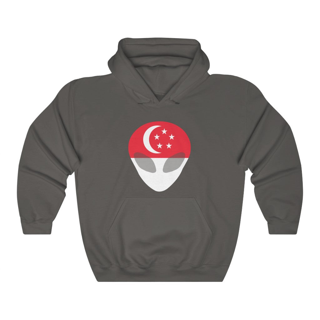 Singapore Alien Flag Hoodie Sweatshirt - Unisex