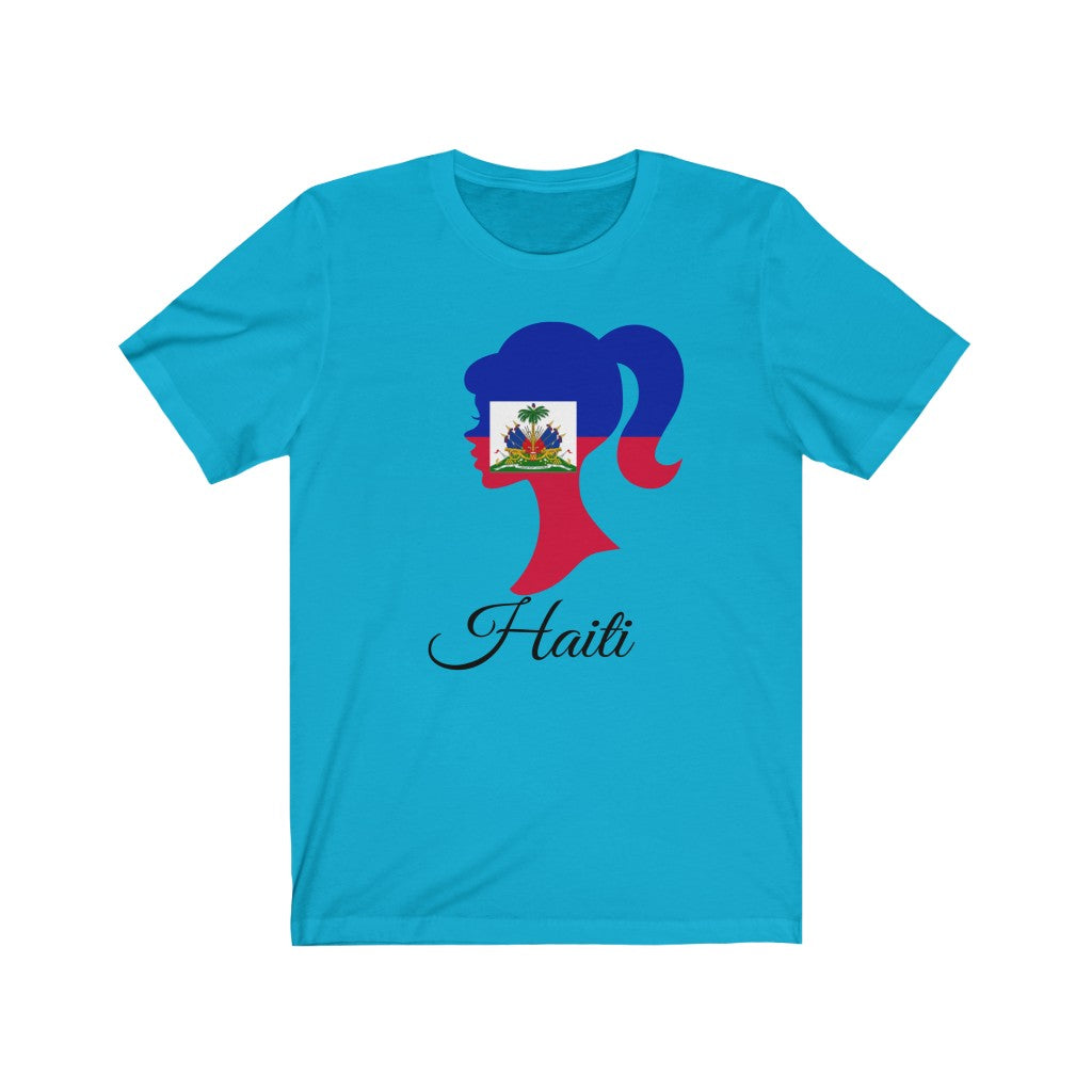 Haiti Girl Flag Premium Tee 1 - Unisex