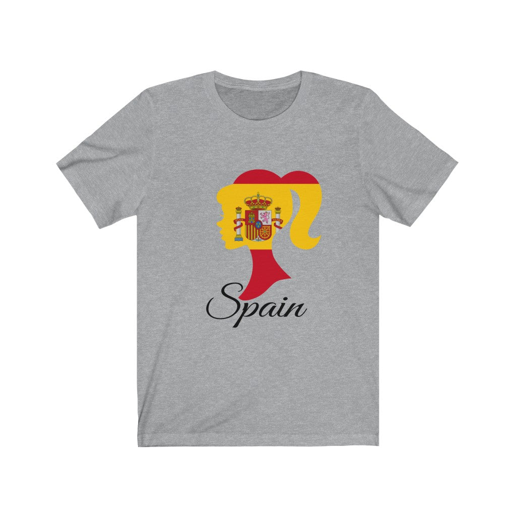 Spain Girl Flag Premium Tee 1 - Unisex