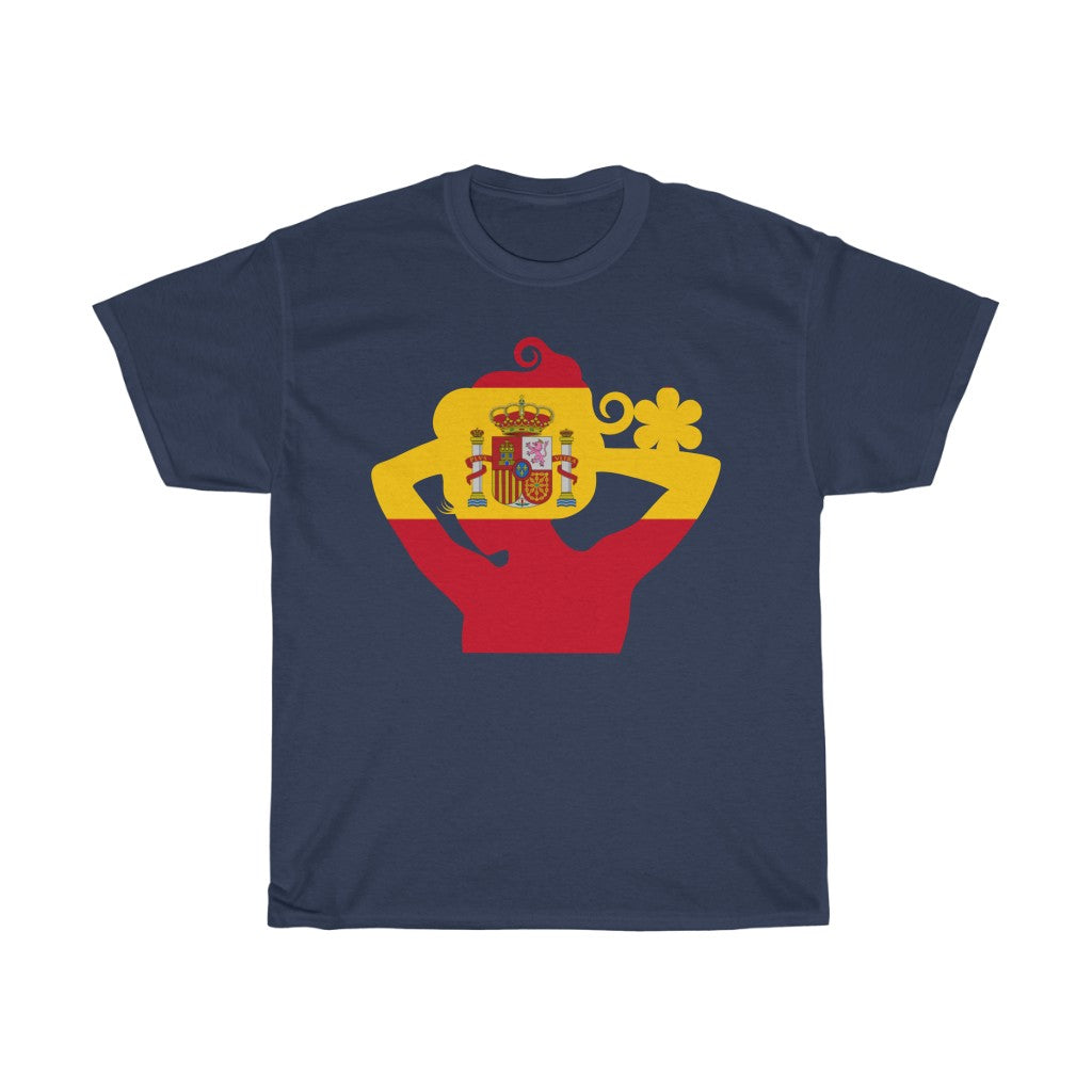 Spain Lady Flag Standard Tee - Unisex