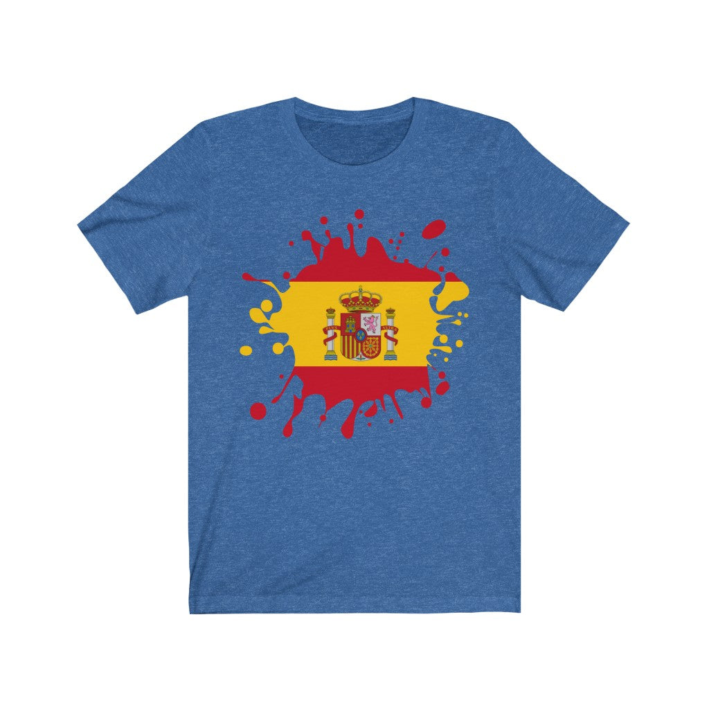 Spain Splat Flag Premium Tee - Unisex