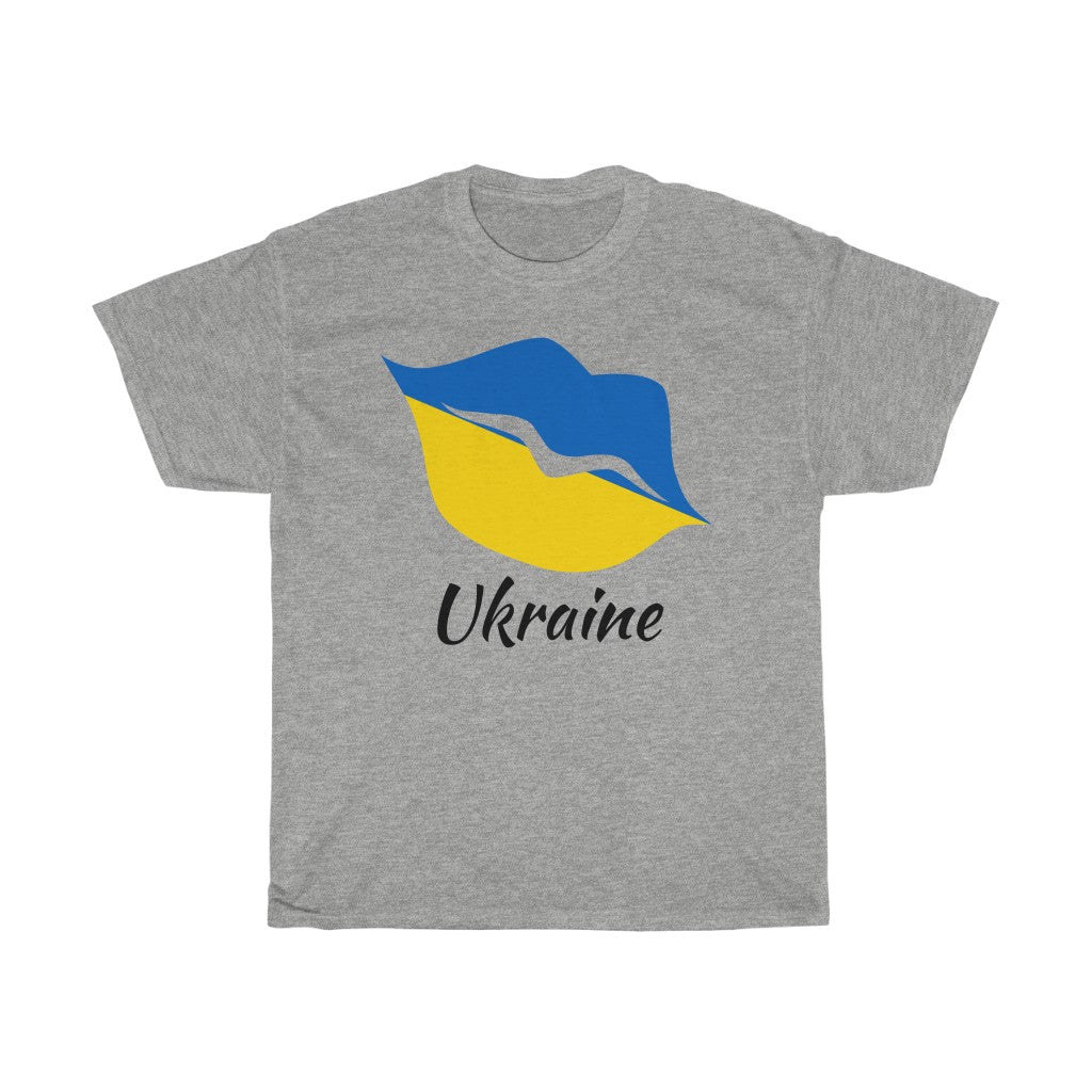 Ukraine Lips Flag Standard Tee 1 - Unisex