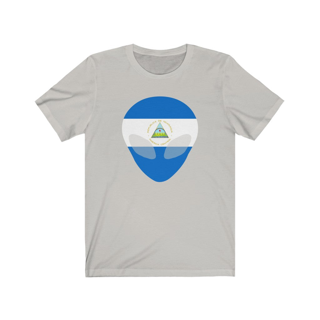 Nicaragua Alien Flag Premium Tee - Unisex