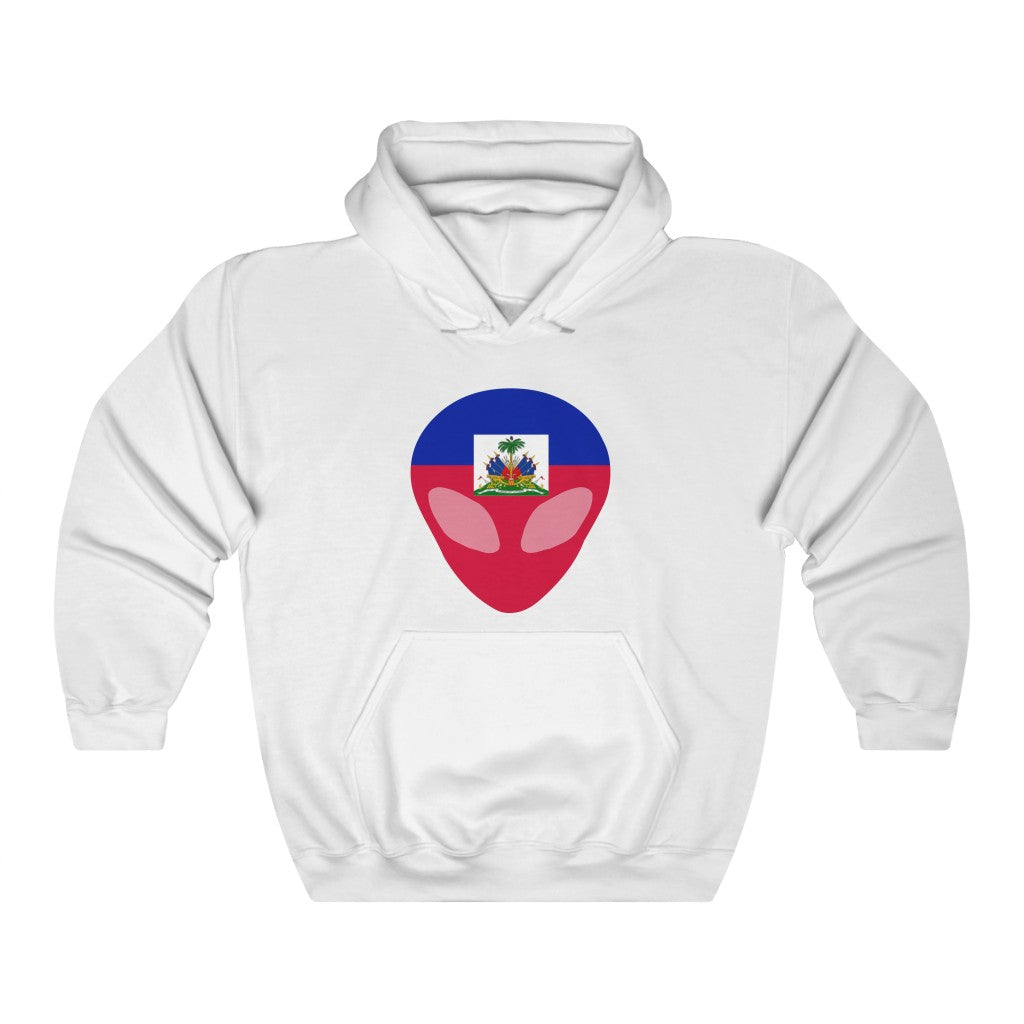 Haiti Alien Flag Hoodie Sweatshirt - Unisex