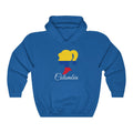 Colombia Girl Flag Hoodie Sweatshirt 2 - Unisex