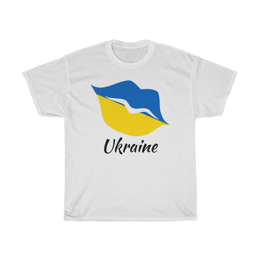 Ukraine Lips Flag Standard Tee 1 - Unisex