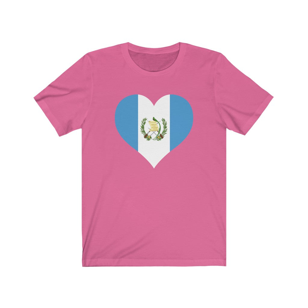 Guatemala  Heart Flag Premium Tee - Unisex