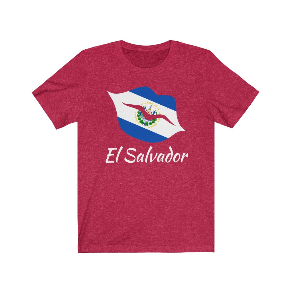 El Salvador Lips Flag Premium Tee 2 - Unisex